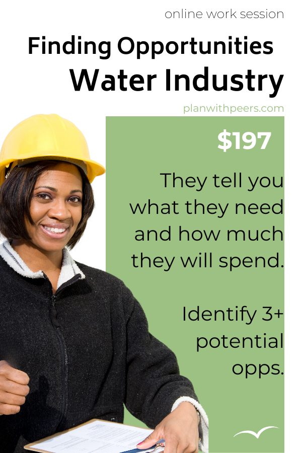 Work with water utilities
